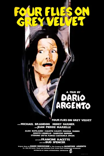 Plakat do filmu "Cztery Muchy na Szarym Aksamicie" #283187