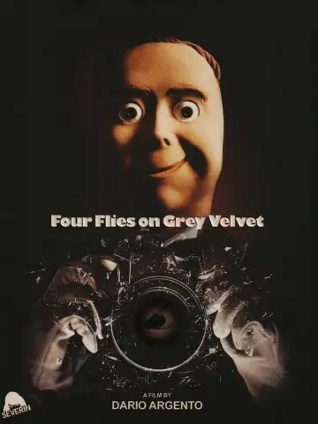 Plakat do filmu "Cztery Muchy na Szarym Aksamicie" #283188