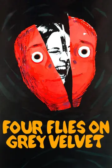 Plakat do filmu "Cztery Muchy na Szarym Aksamicie" #998456
