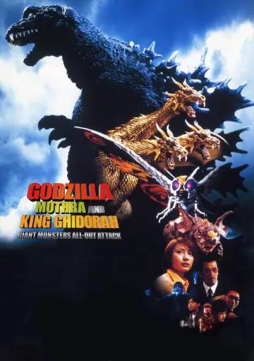 Plakat do filmu "Godzilla, Mothra i król Gidorah atakują" #1019061