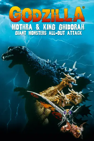Godzilla, Mothra i król Gidorah atakują