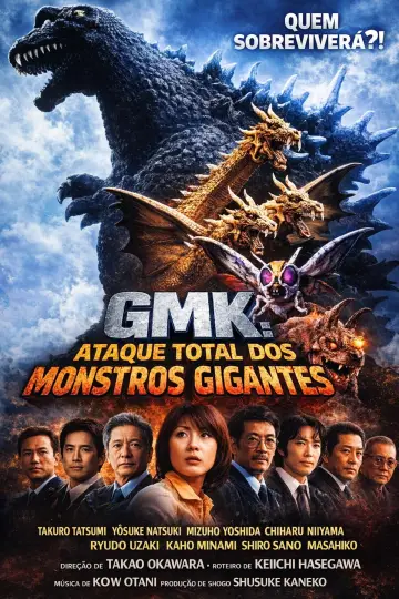 Plakat do filmu "Godzilla, Mothra i król Gidorah atakują" #1451241