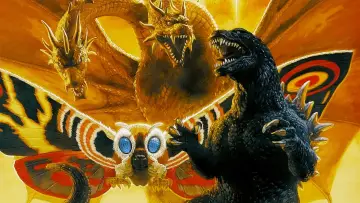Zasłona do filmu "Godzilla, Mothra i król Gidorah atakują" #379516