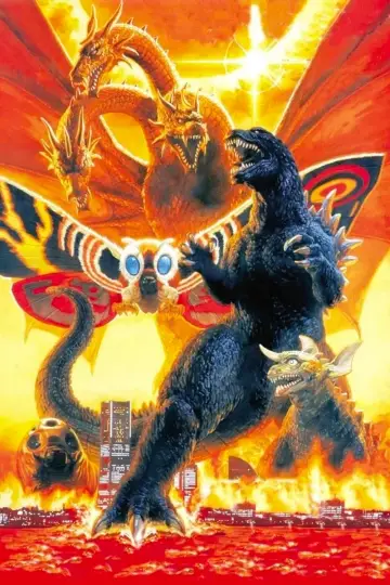 Plakat do filmu "Godzilla, Mothra i król Gidorah atakują" #379518