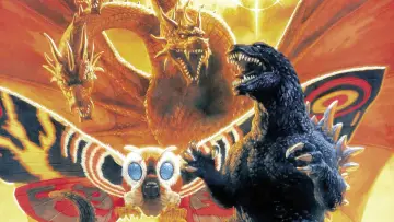 Zasłona do filmu "Godzilla, Mothra i król Gidorah atakują" #903622