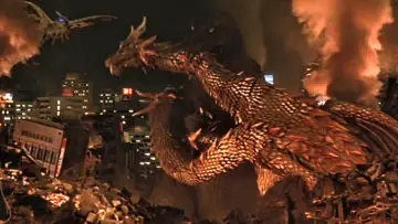 Zasłona do filmu "Godzilla, Mothra i król Gidorah atakują" #903625