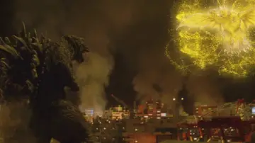 Zasłona do filmu "Godzilla, Mothra i król Gidorah atakują" #903626