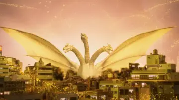 Zasłona do filmu "Godzilla, Mothra i król Gidorah atakują" #903637