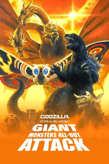 Plakat do filmu "Godzilla, Mothra i król Gidorah atakują" #903642