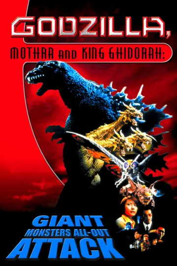 Plakat do filmu "Godzilla, Mothra i król Gidorah atakują" #903643