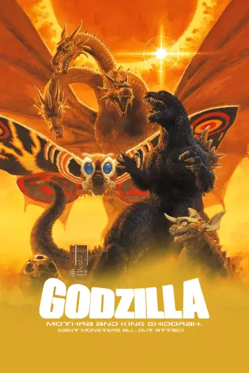 Plakat do filmu "Godzilla, Mothra i król Gidorah atakują" #903658