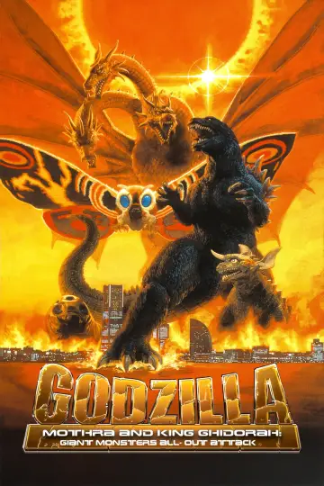 Plakat do filmu "Godzilla, Mothra i król Gidorah atakują" #903659