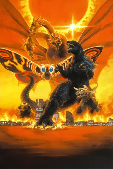 Plakat do filmu "Godzilla, Mothra i król Gidorah atakują" #903660