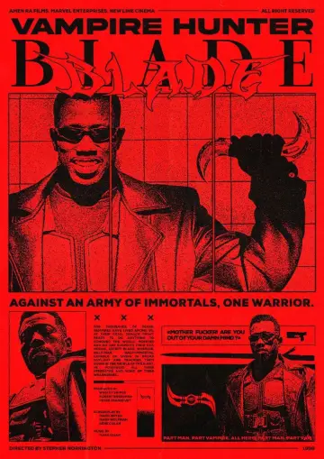 Plakat do filmu "Blade: Wieczny łowca" #479554