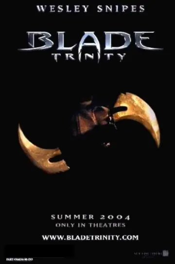Plakat do filmu "Blade: Mroczna Trójca" #673652