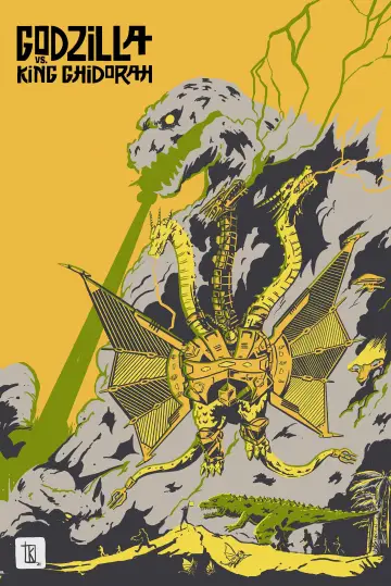 Plakat do filmu "Godzilla kontra król Ghidorah" #1877801