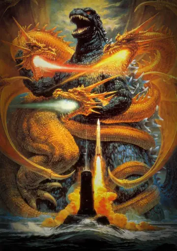 Plakat do filmu "Godzilla kontra król Ghidorah" #386520