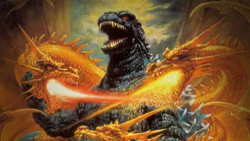 Zasłona do filmu "Godzilla kontra król Ghidorah" #941649