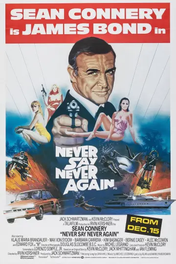 Plakat do filmu "Nigdy nie mów nigdy" #94468