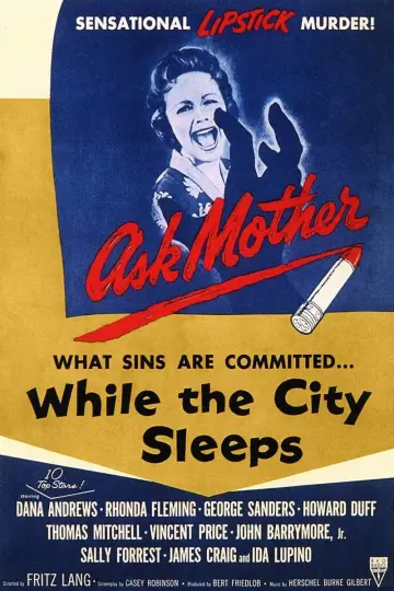 Plakat do filmu "While the City Sleeps" #1098813