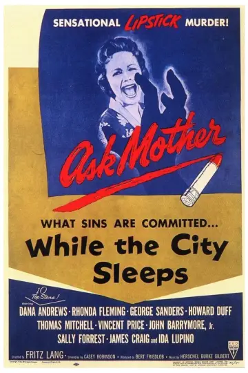 Plakat do filmu "While the City Sleeps" #1192145