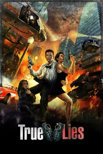 Plakat do filmu "Prawdziwe kłamstwa" #242849