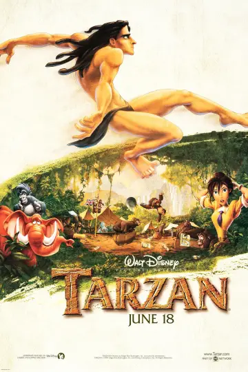 Plakat do filmu "Tarzan" #594139