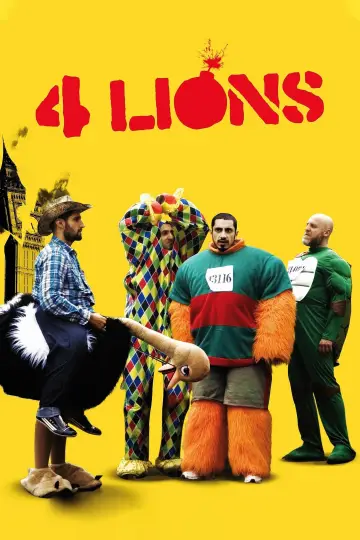 Plakat do filmu "Cztery lwy" #250409