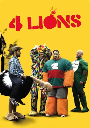 Plakat do filmu "Cztery lwy" #250412