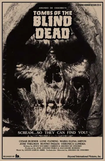 Plakat do filmu "Grobowce ślepej śmierci" #1082290