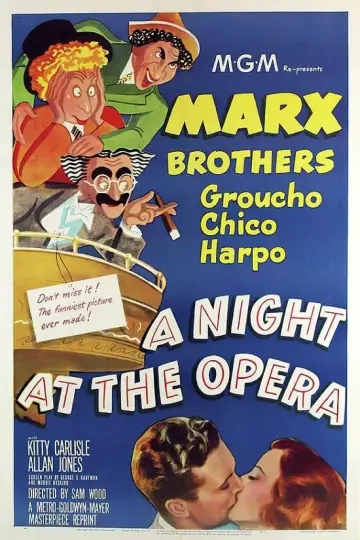 Plakat do filmu "Noc w operze" #214919