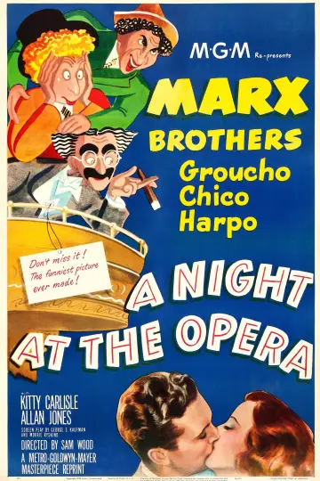 Plakat do filmu "Noc w operze" #214922