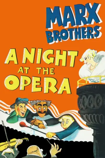 Plakat do filmu "Noc w operze" #214923