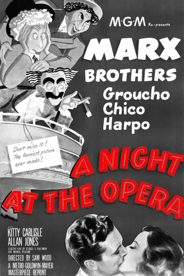 Plakat do filmu "Noc w operze" #214927