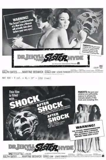Plakat do filmu "Dr. Jekyll & Sister Hyde" #1074592