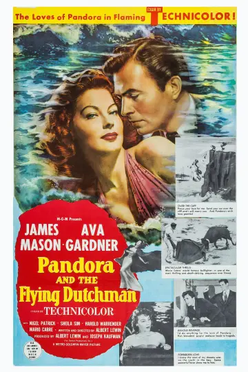 Plakat do filmu "Pandora and the Flying Dutchman" #1095029