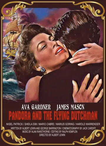Plakat do filmu "Pandora and the Flying Dutchman" #1095033