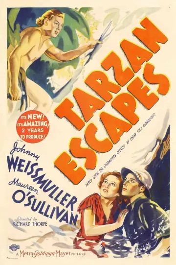 Plakat do filmu "Ucieczka Tarzana" #709179