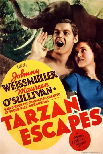 Plakat do filmu "Ucieczka Tarzana" #709186