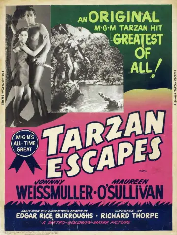 Plakat do filmu "Ucieczka Tarzana" #709192