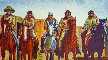 Zasłona do filmu "Pięciu Uzbrojonych Mężczyzn" #1574180