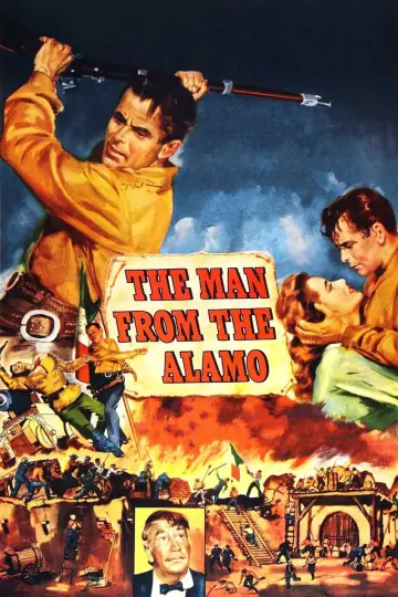 Plakat do filmu "Człowiek z Alamo" #1861186