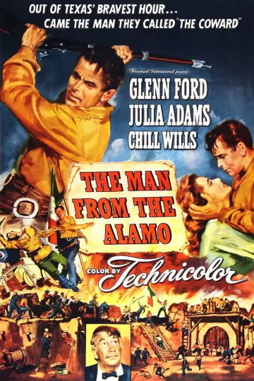 Plakat do filmu "Człowiek z Alamo" #1861187