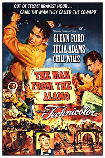 Plakat do filmu "Człowiek z Alamo" #1861188
