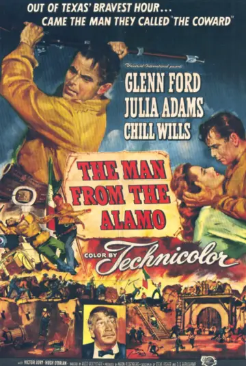 Plakat do filmu "Człowiek z Alamo" #1861199