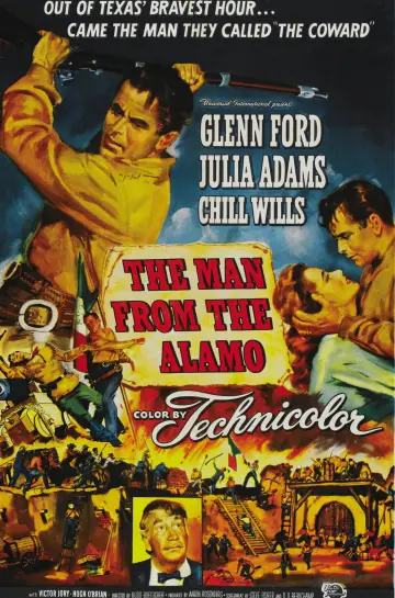 Plakat do filmu "Człowiek z Alamo" #1861200