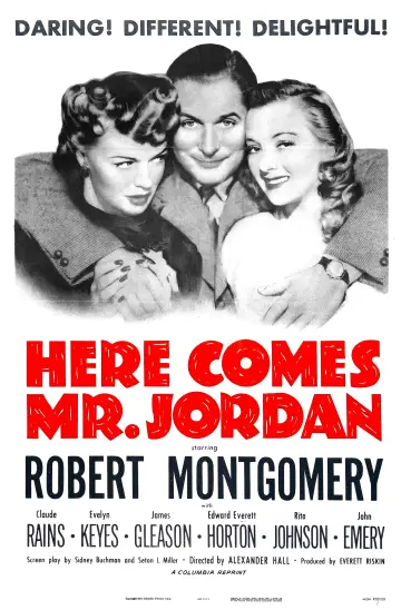 Plakat do filmu "Here Comes Mr. Jordan" #1096480