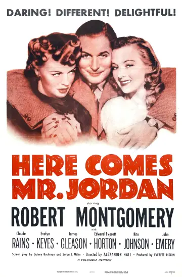 Plakat do filmu "Here Comes Mr. Jordan" #1096484