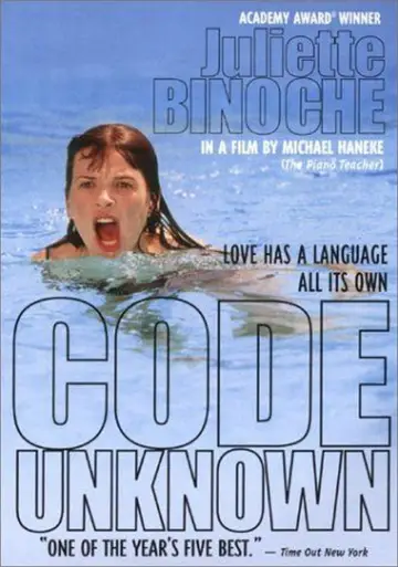 Plakat do filmu "Kod nieznany" #647290