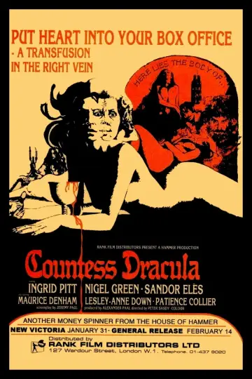 Plakat do filmu "Hrabina Dracula" #642506